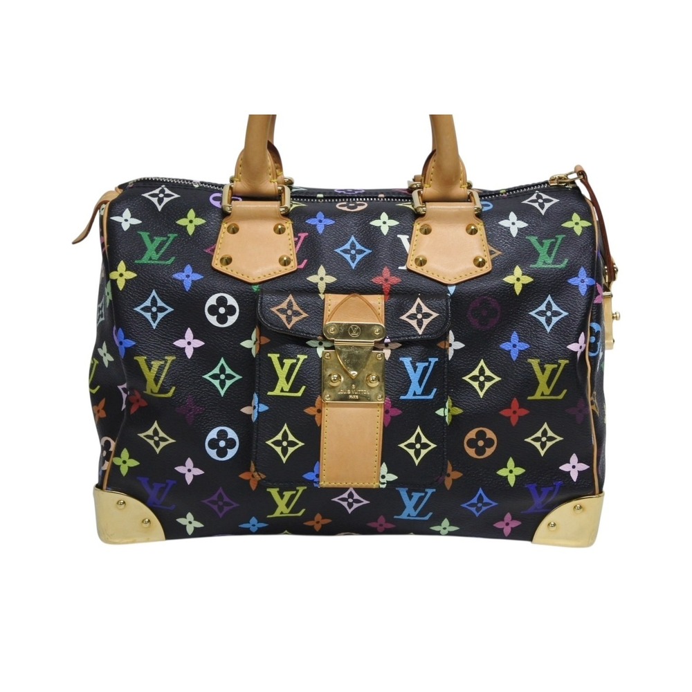 Louis Vuitton Speedy handbag Monogram Multicolore Multicolor Takashi Murakami - Picture 2 of 8